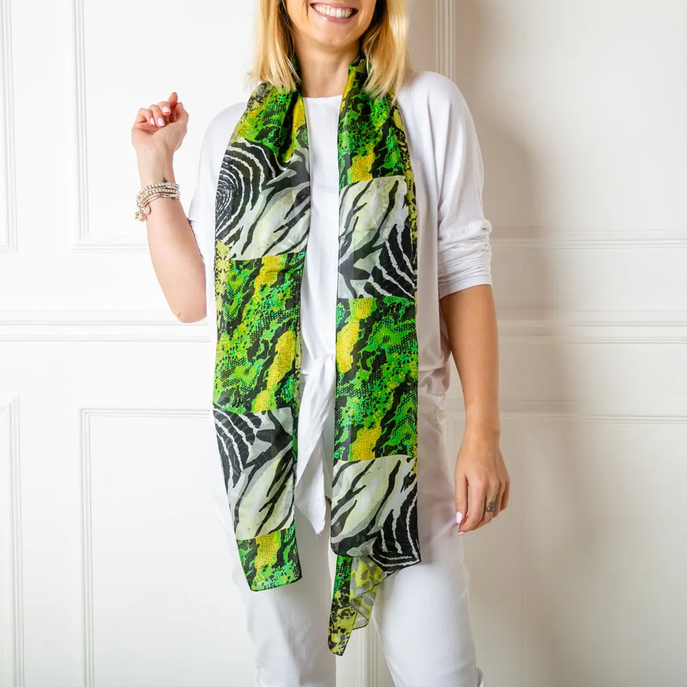 100% Silk Demi Scarf