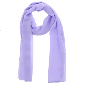 150 x 45cm Lilac Chiffon Scarf