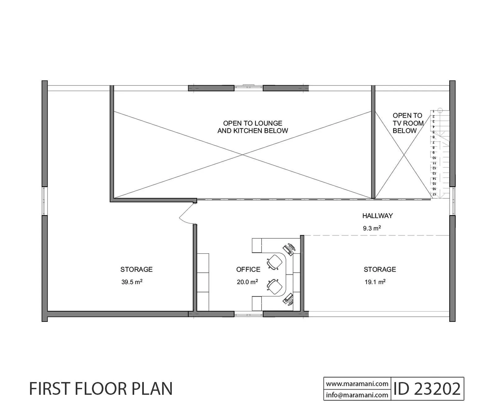 3 Bedroom House Plan - ID 23202