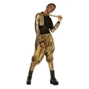 80s Hammer Time Costume Adult Gold