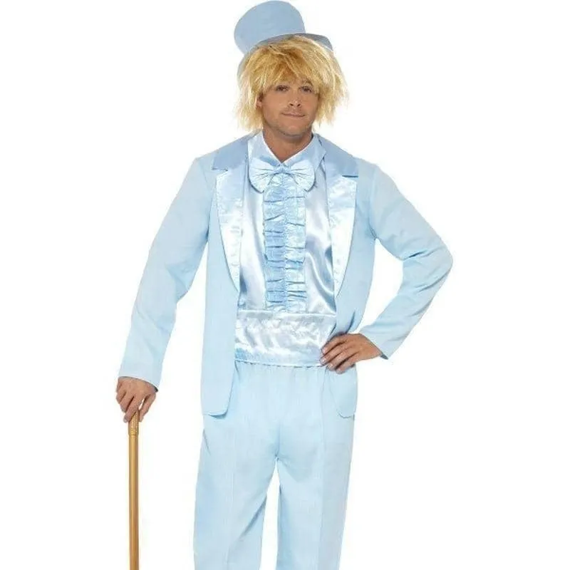 90s Stupid Tuxedo Harry Dumb and Dumber Costume Adult Blue