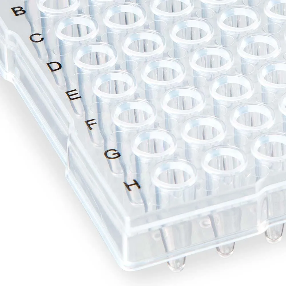 96-well PCR plate, 0.2mL, PP, natural