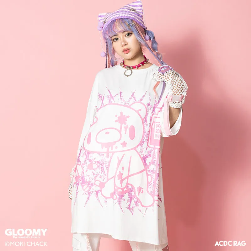 ACDC RAG & Gloomy Bear pastel ring huge t-shirt