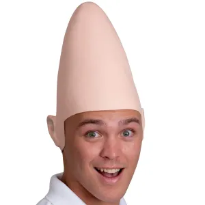 Alien Cone Bald Head - Weird Costume Accessory Egg Shaped Heads Props for Men Women Boys and Girls