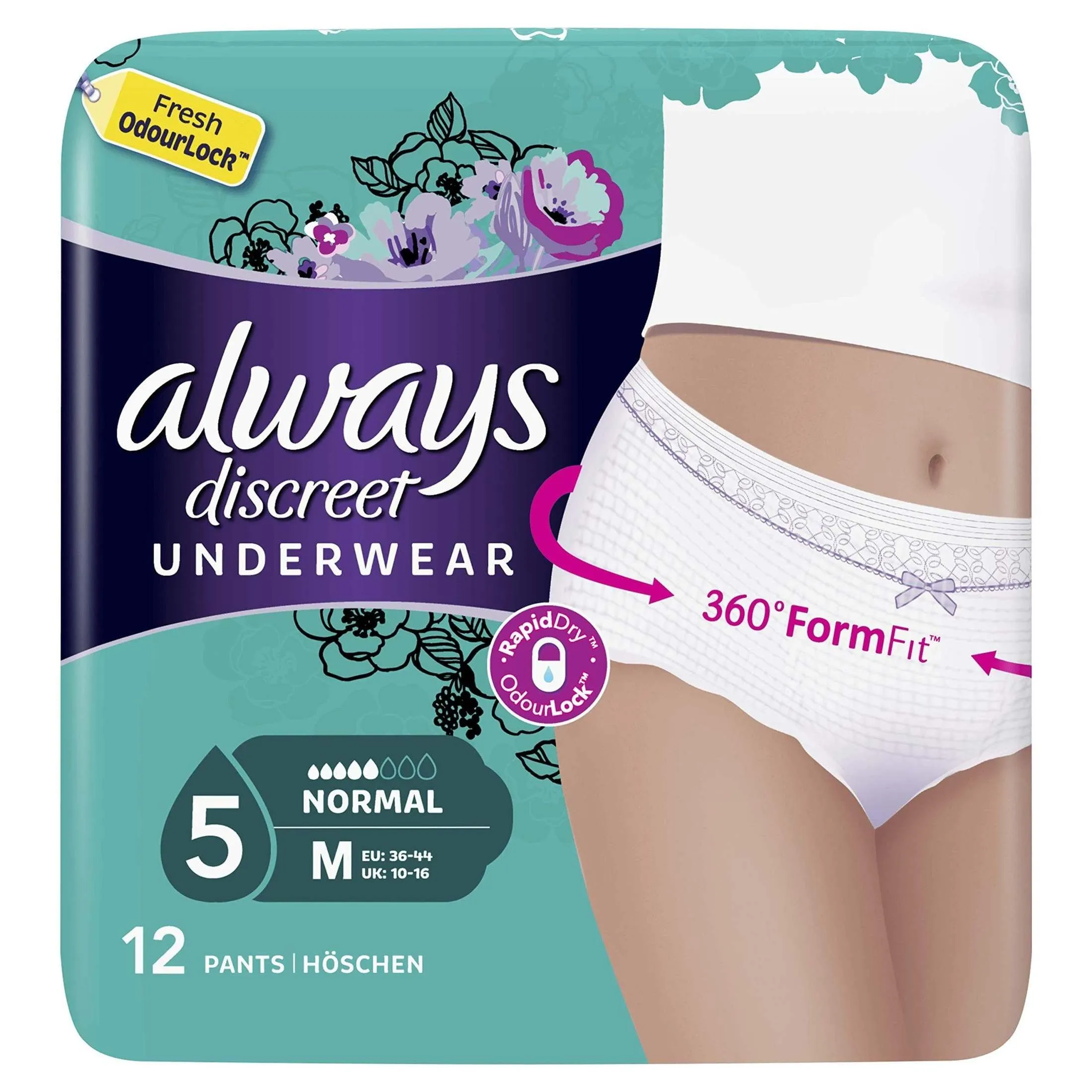 Always Discreet Pants Medium