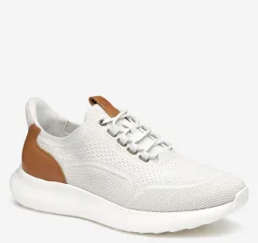 Amherst 2.0 - White Knit Plain Toe