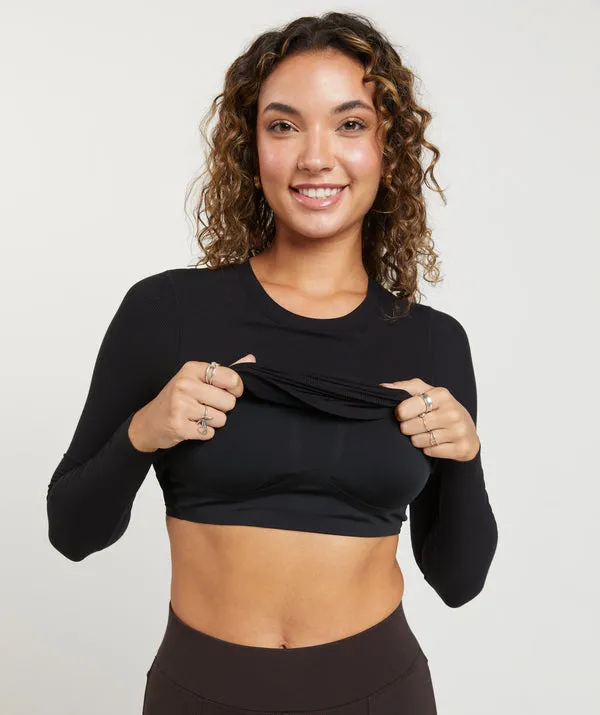 Aspen Long Sleeve Bra Top