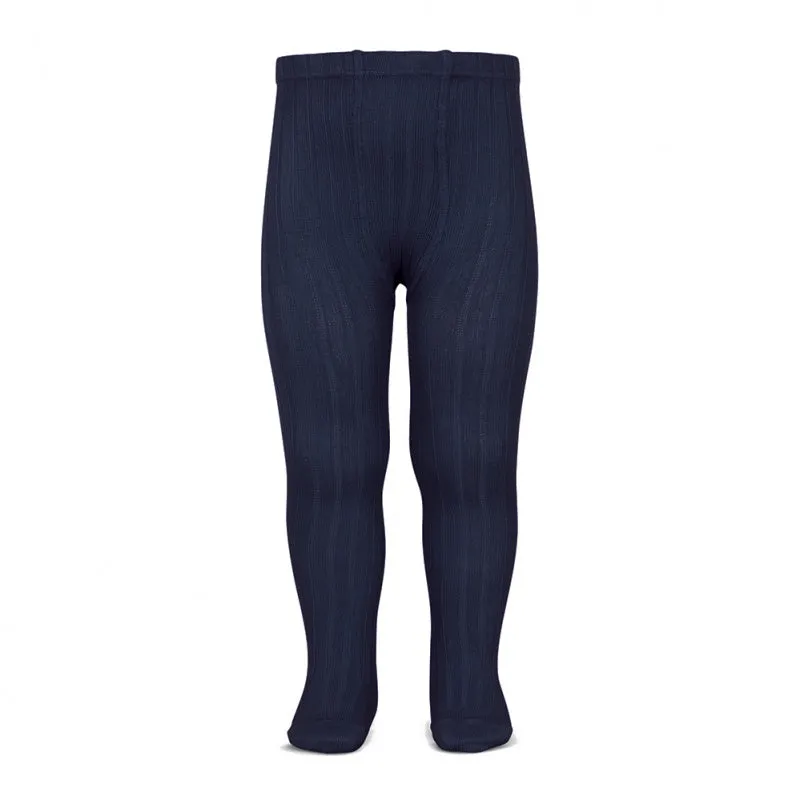 Basic Rib Tights (Marine Blue)