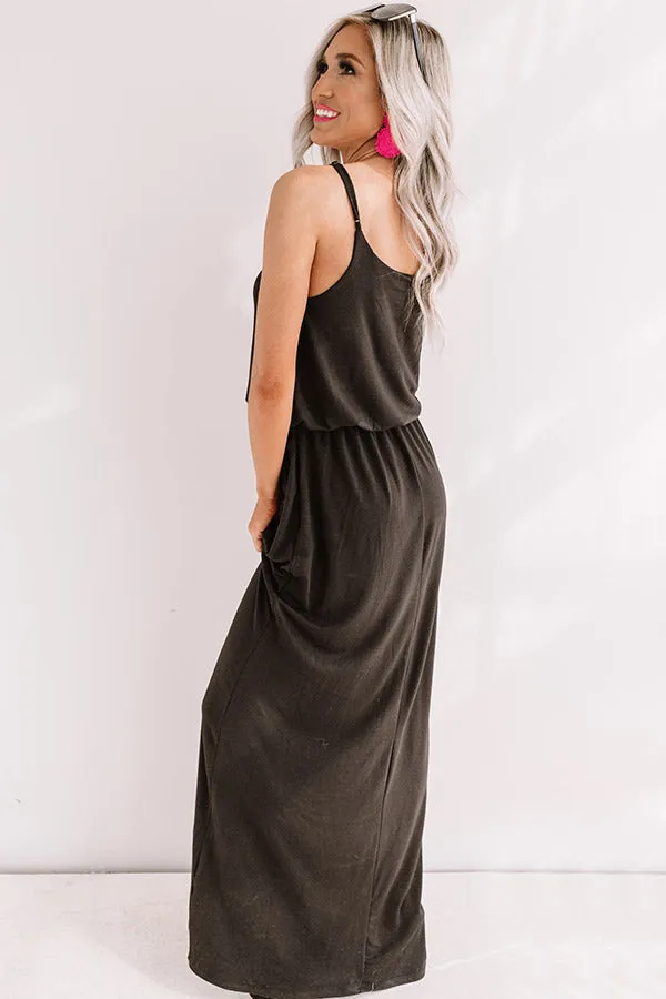 Beachy Babe Maxi In Black