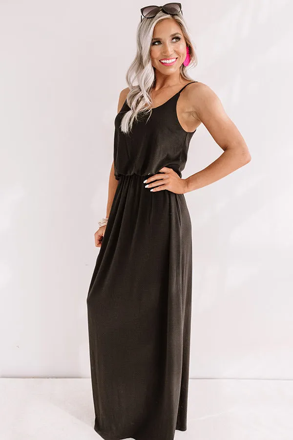 Beachy Babe Maxi In Black