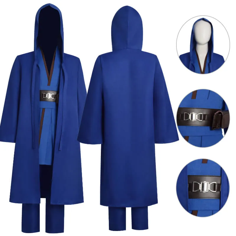 BEcostume Blue Kids Anakin Tunic Star Wars Jedi Survivor Anakin Skywalker Halloween Outfit