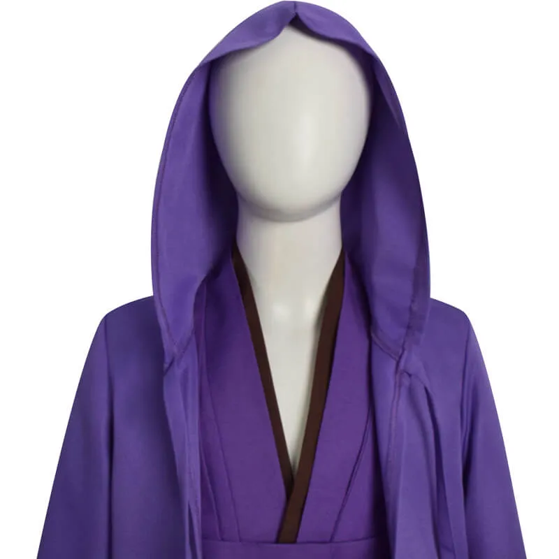 BEcostume Purple Kids Anakin Tunic Star Wars Jedi Robe Skywalker Halloween Carnival Suit