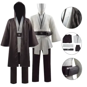 Becostume Star Wars Jedi Tunic Cosplay Costume Kids Robe Uniform Halloween Celebration Suit