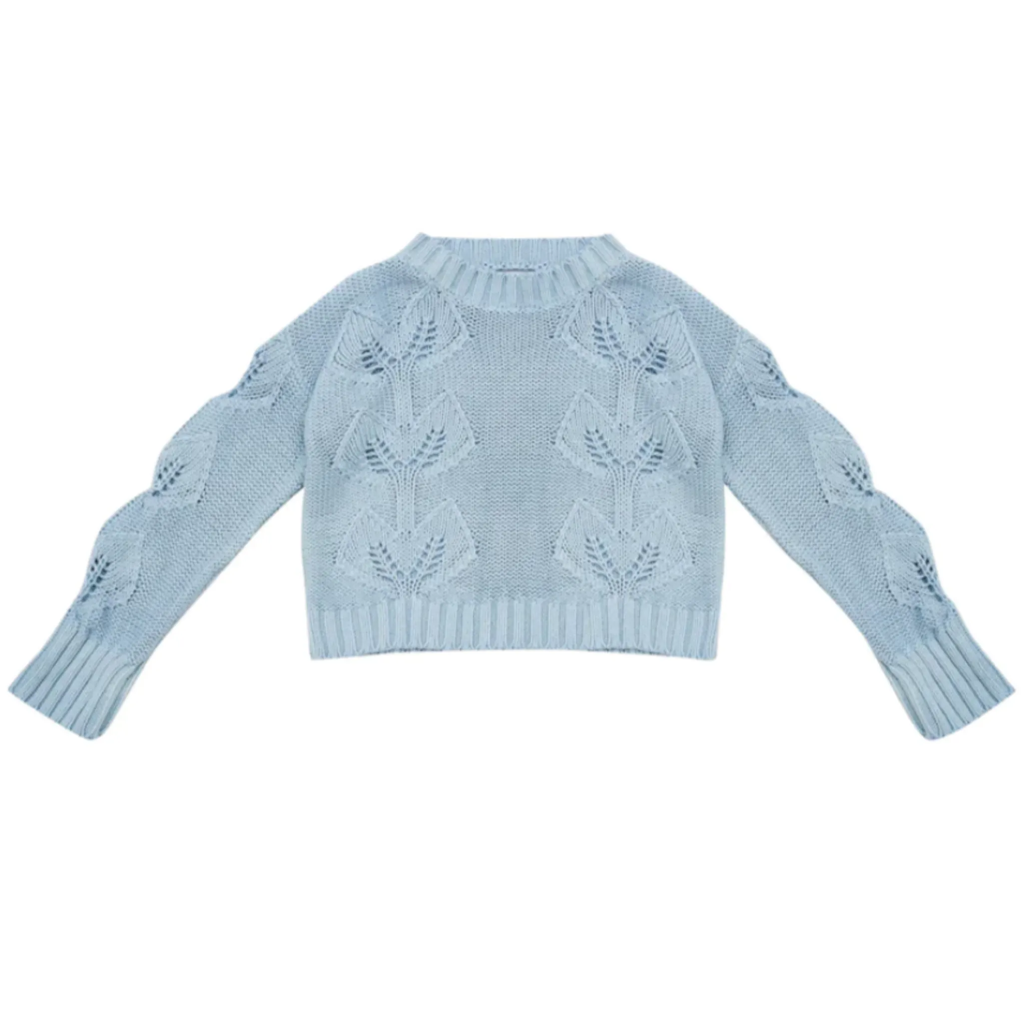 Bella   Lace Minty Knitted Jumper