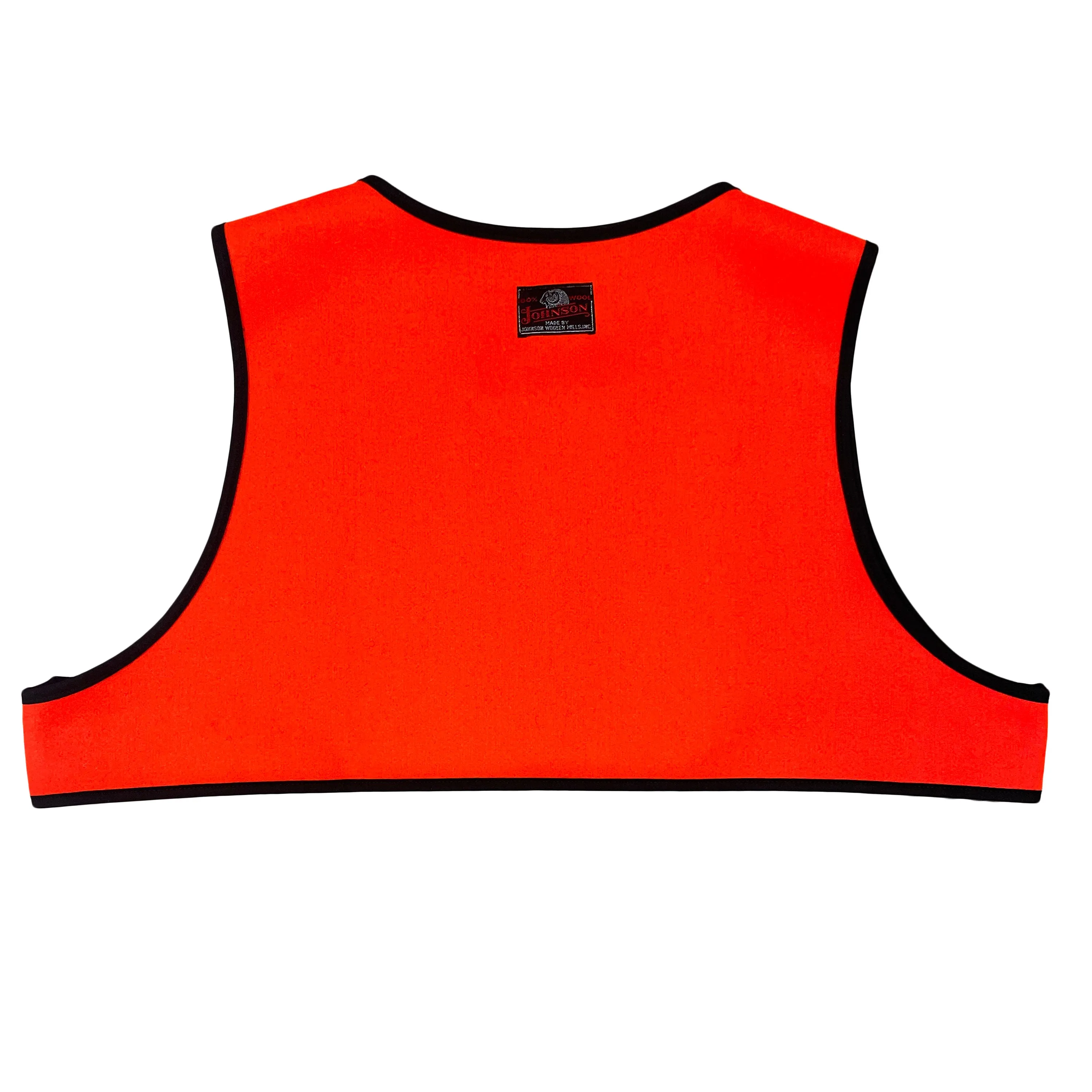 Blaze Orange Wool Cape