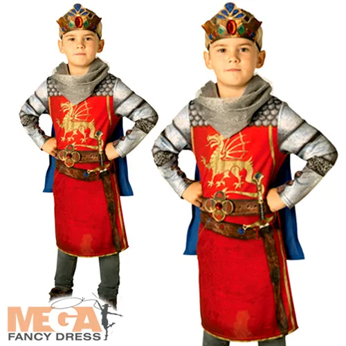 Boys King Arthur Medieval Book Day Costume