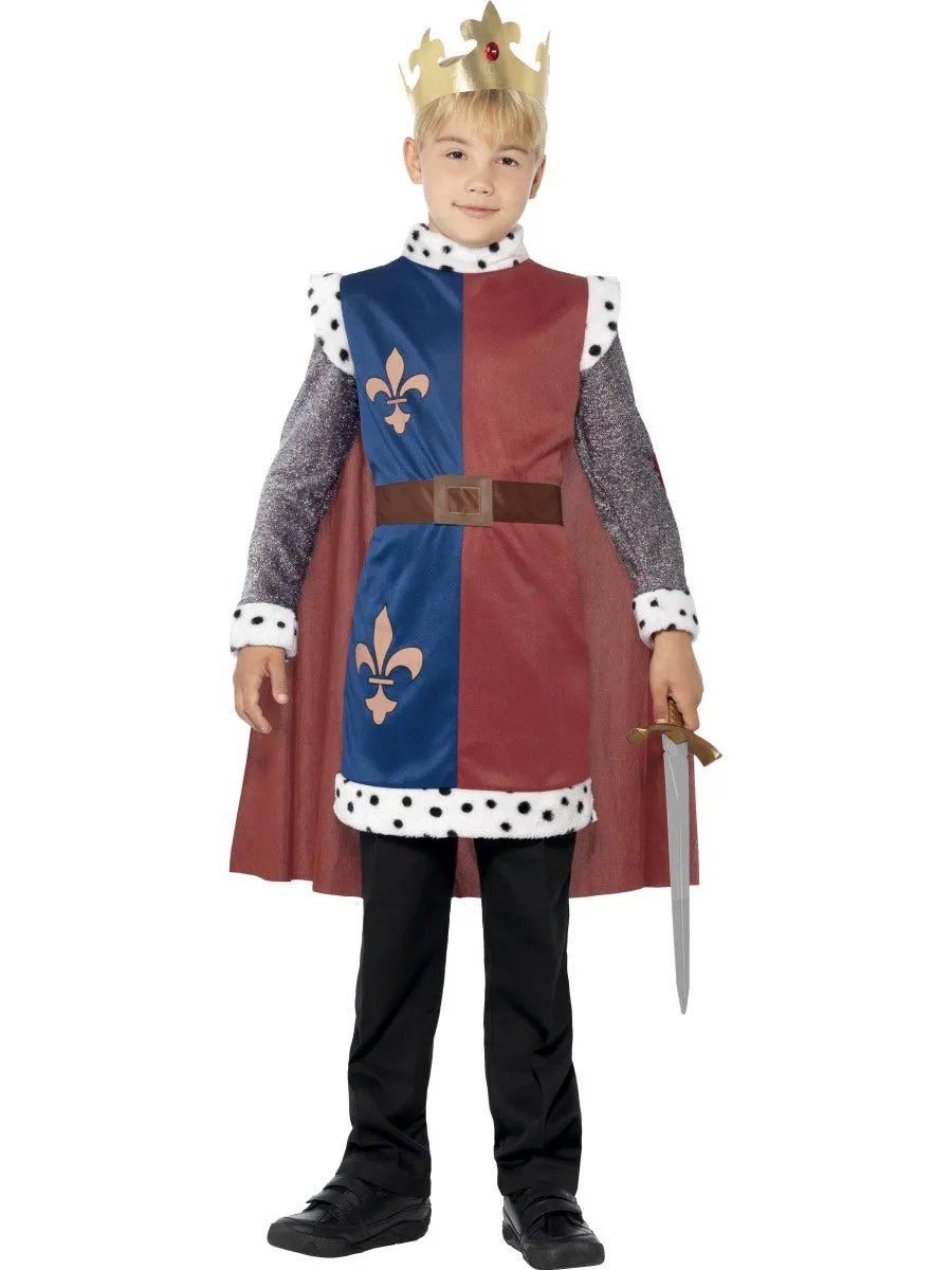 Boys King Arthur Medieval Historic Nativity Costume