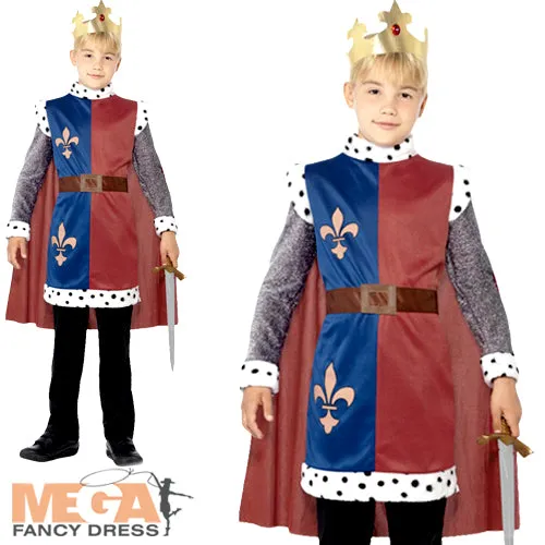 Boys King Arthur Medieval Historic Nativity Costume