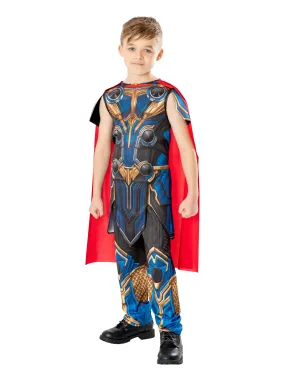 Boys Licensed Thor Marvel Avengers Superhero Fancy Dress Costume