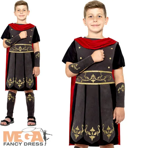 Boys Roman Gladiator Historical Greek Childs Costume