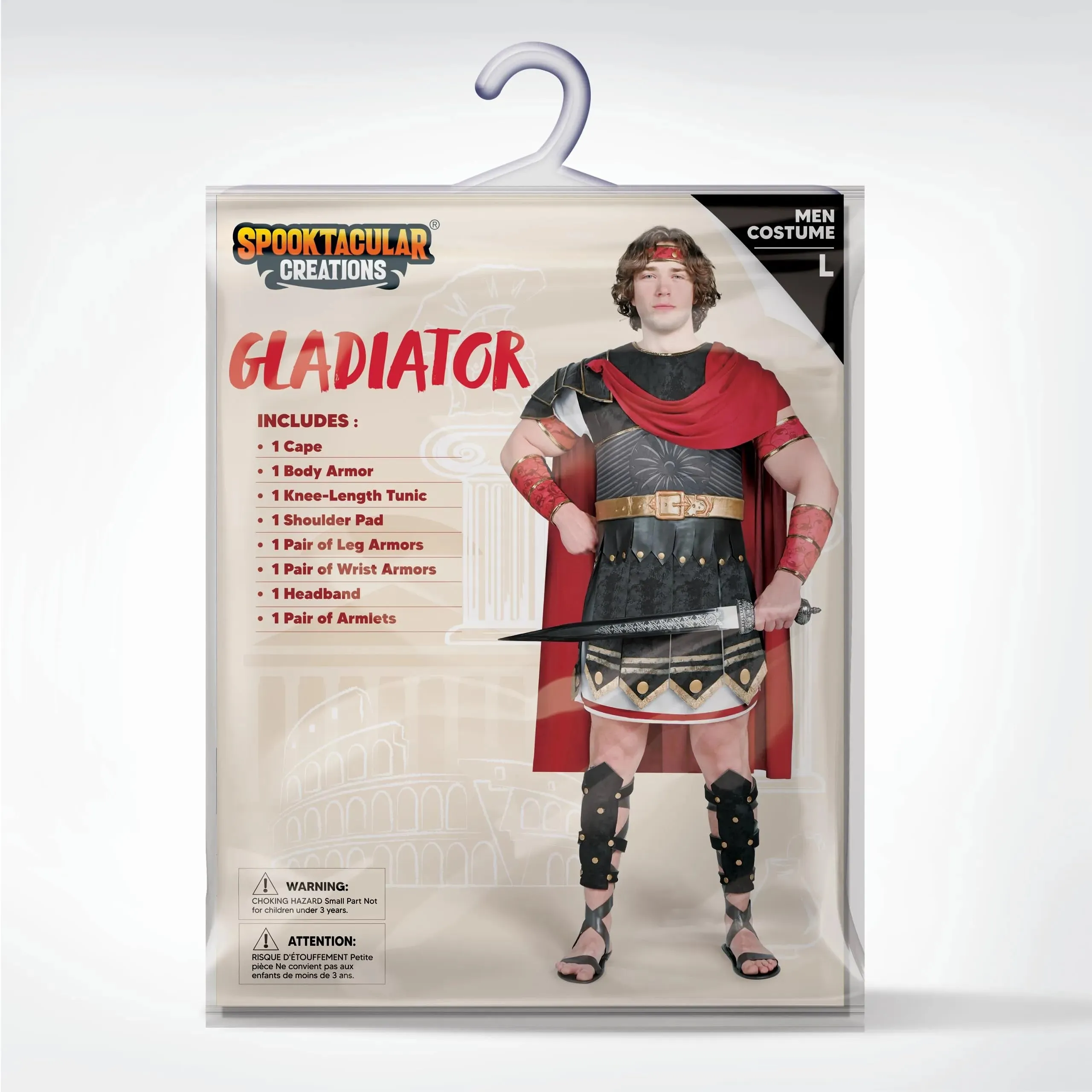 Brave Men Roman Gladiator Costume Set