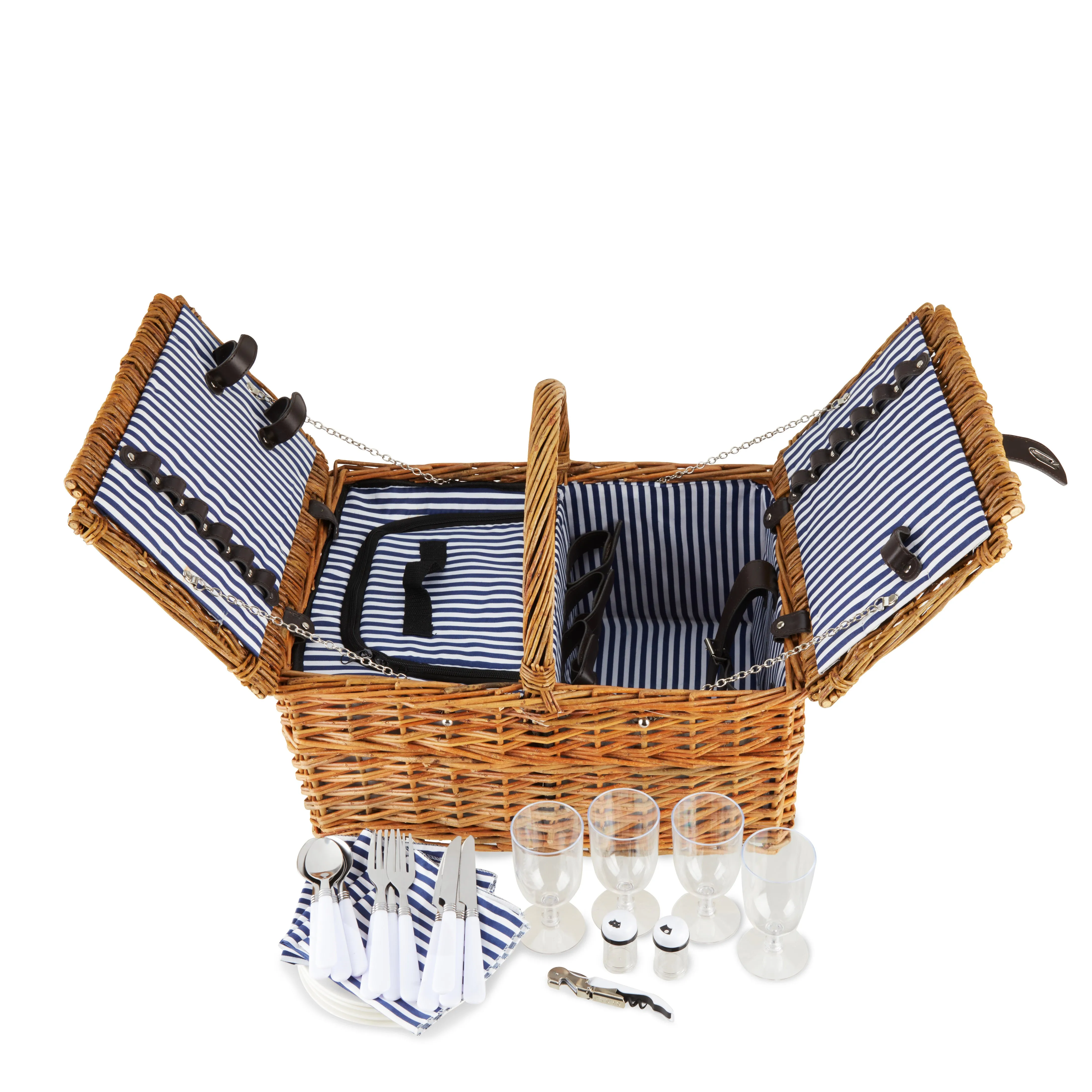 Cape Cod Wicker Picnic Basket