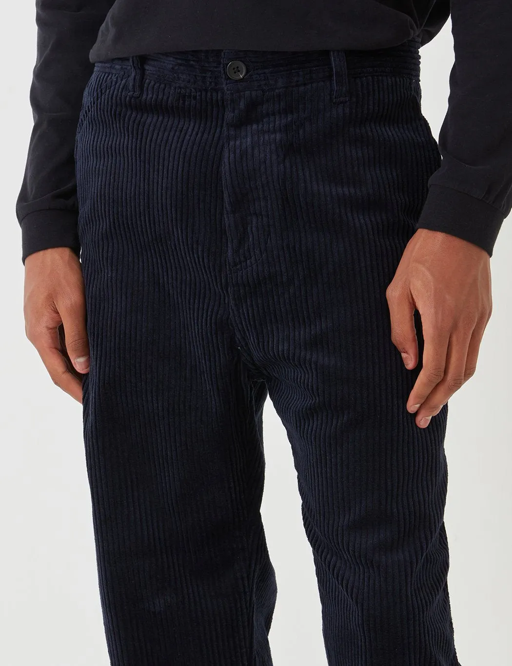 Carhartt-WIP Menson Pant (Corduroy) - Dark Navy Blue