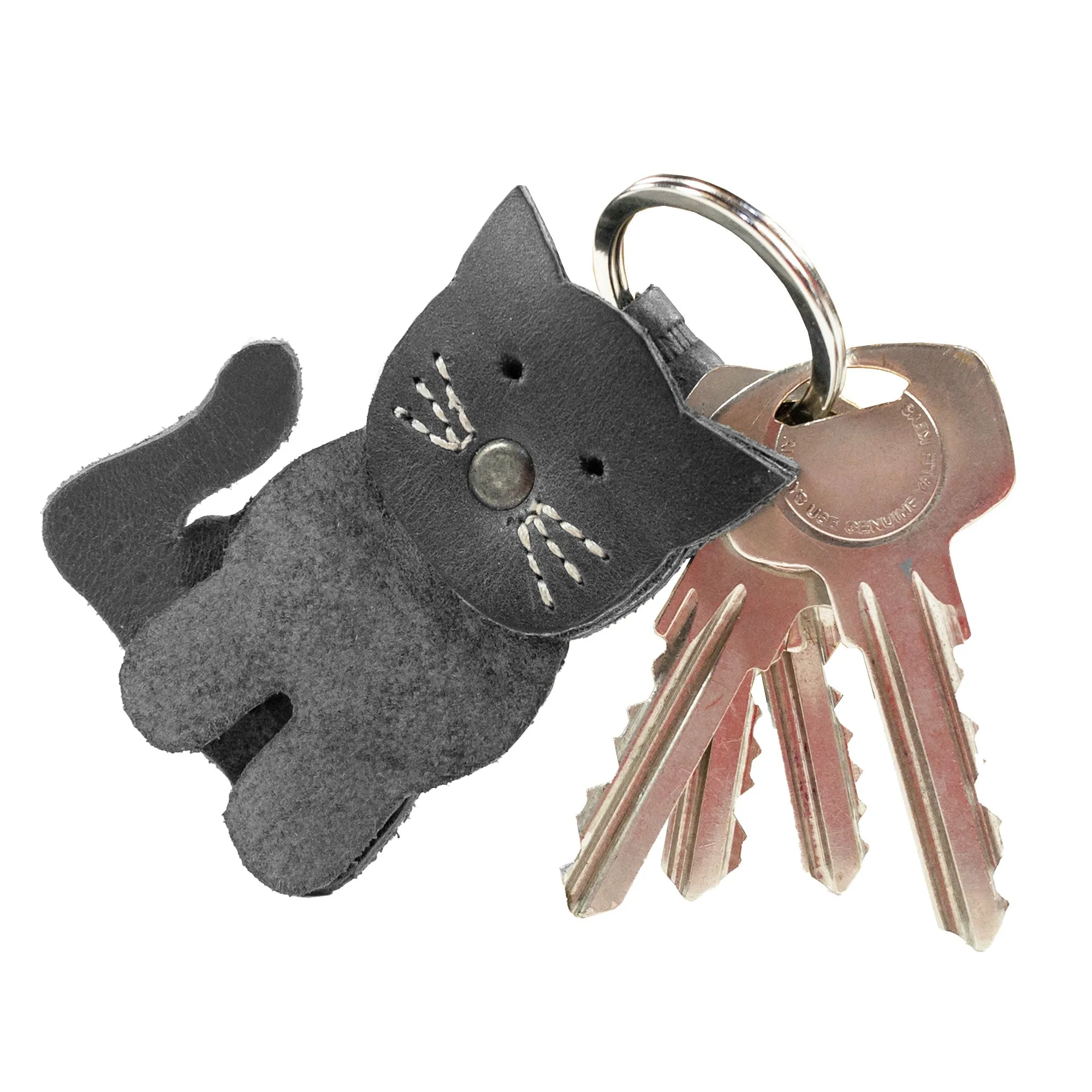 Cat Layered Keychain