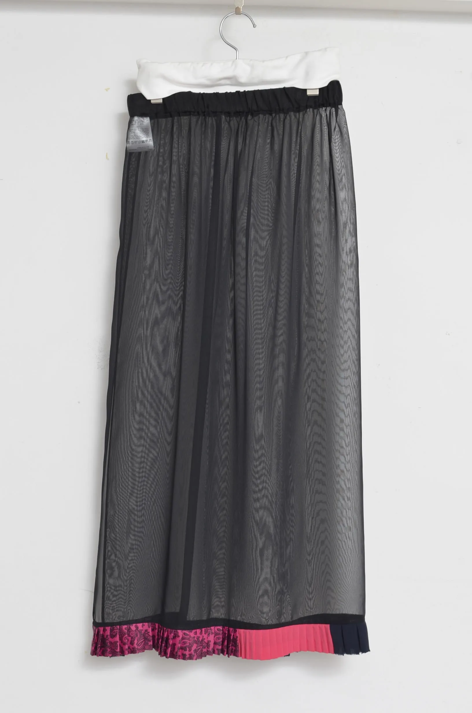 CHIFFON LONG SK 00/BLK