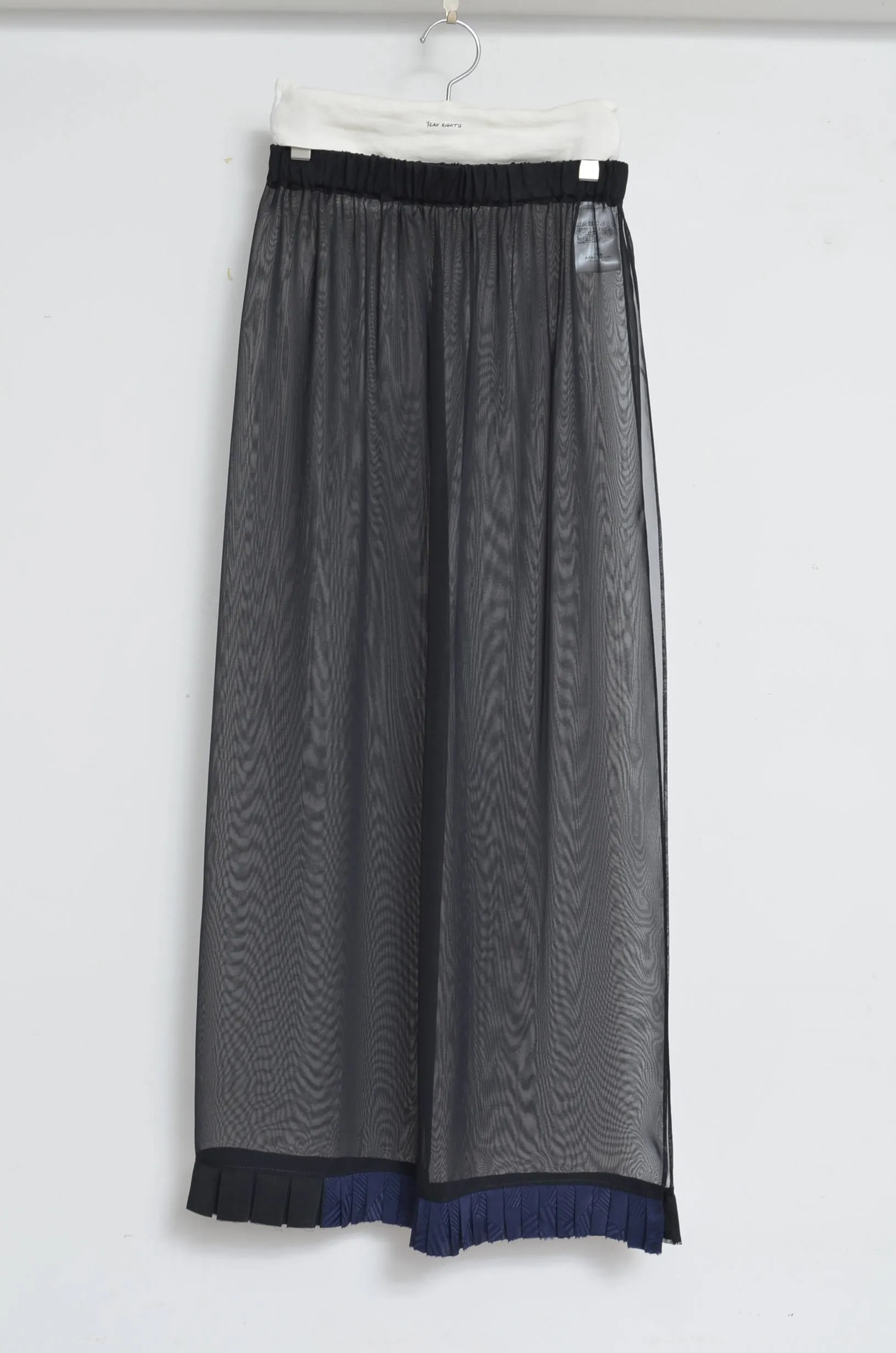 CHIFFON LONG SK 01/BLK