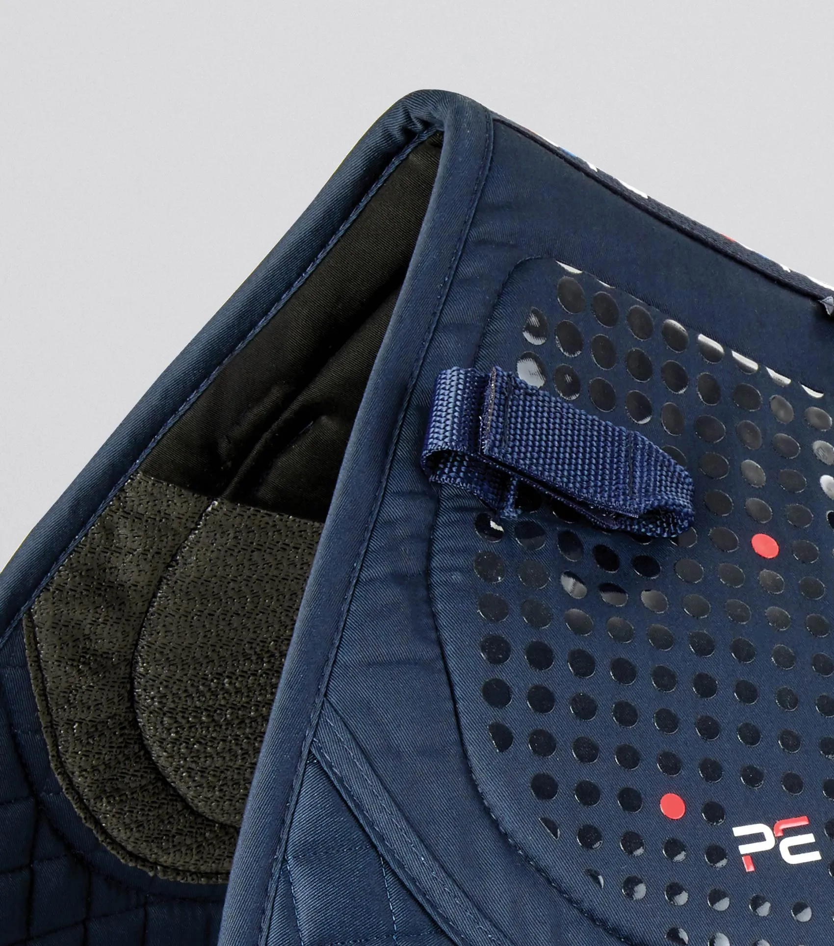 Close Contact Tech Grip Pro Anti-Slip Saddle Pad - GP/Jump Square Navy