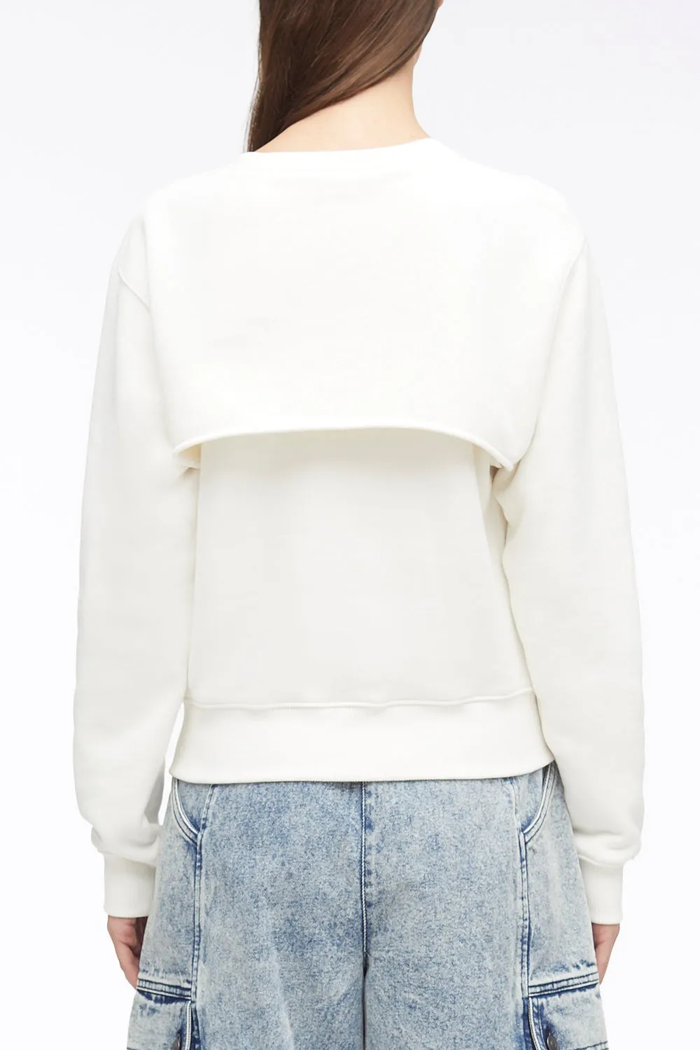 Compact French Terry Cut Out Sweatshirt