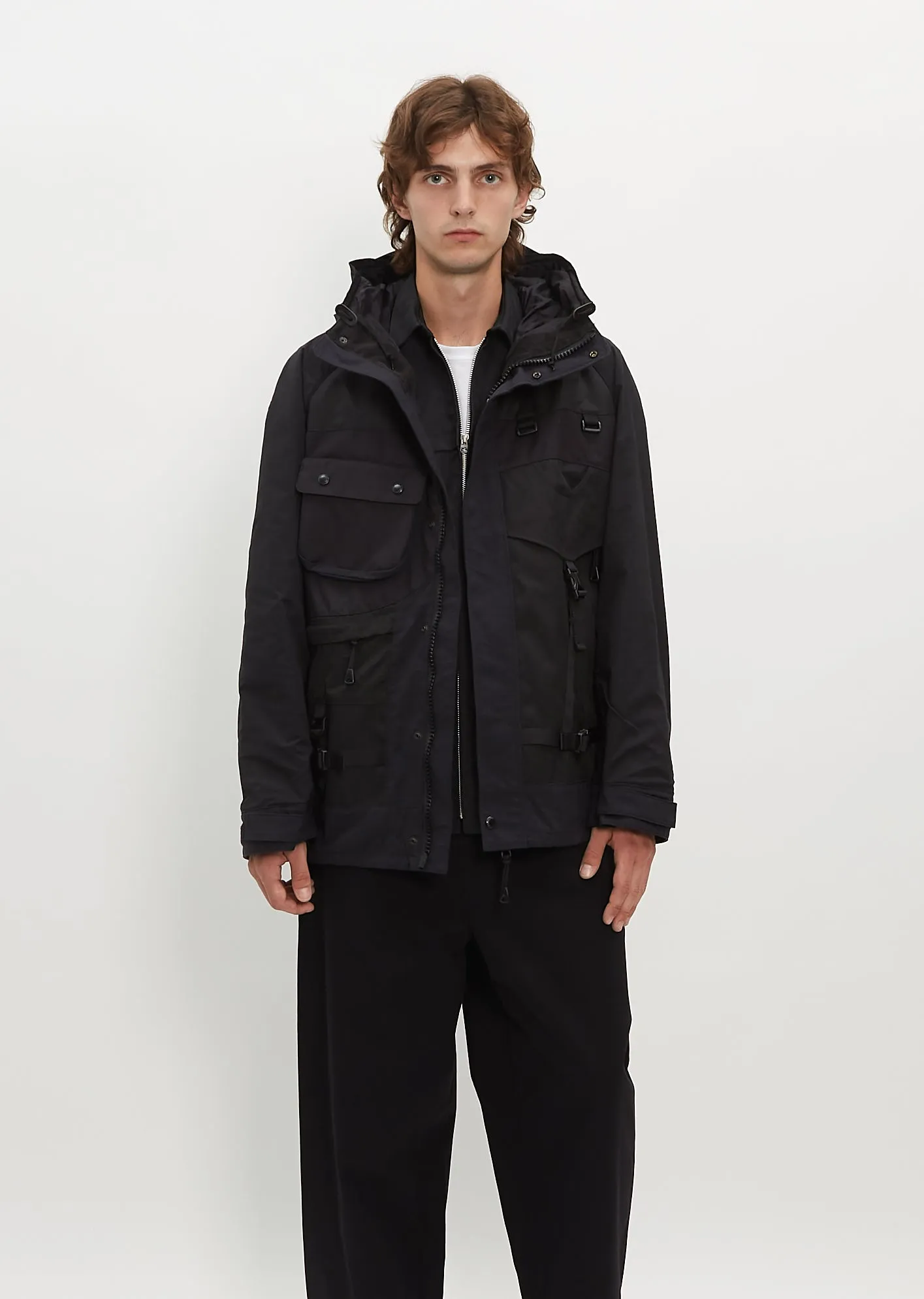 Cotton Nylon Ripstop x Nylon Canvas Parka