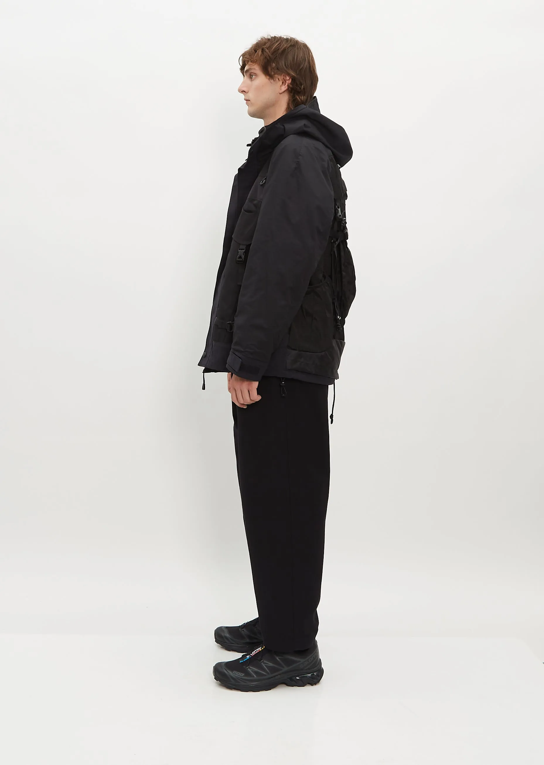 Cotton Nylon Ripstop x Nylon Canvas Parka