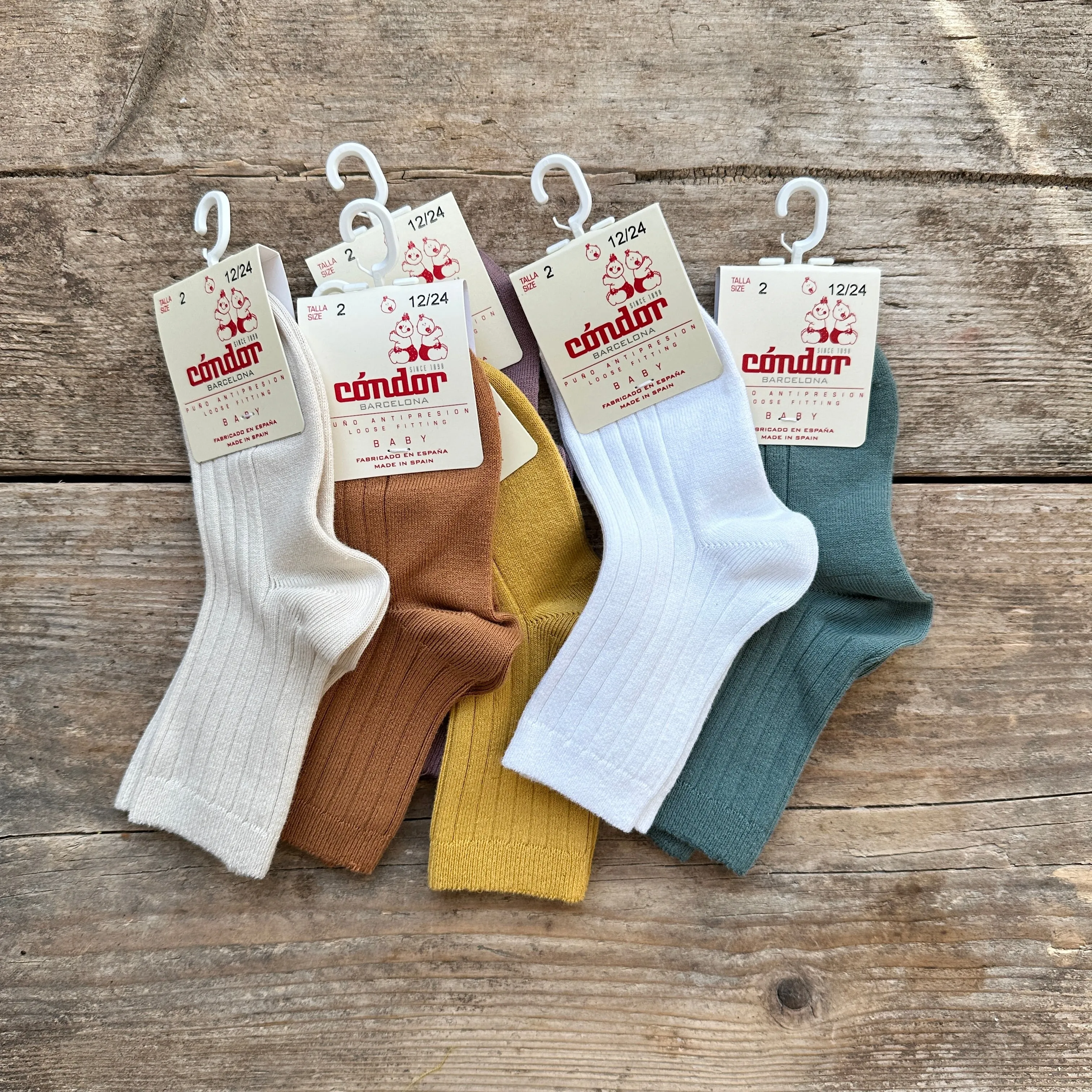 Cotton Rib Ankle Socks | Cinnamon