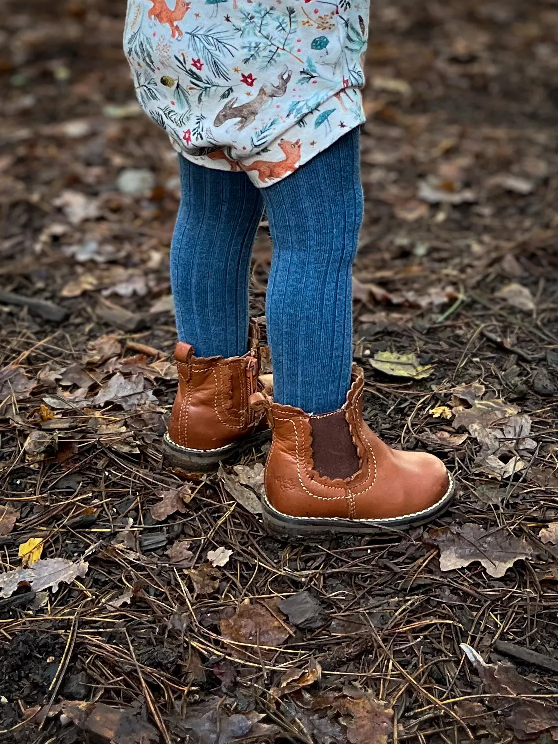 Cotton Rib Tights | Jeans