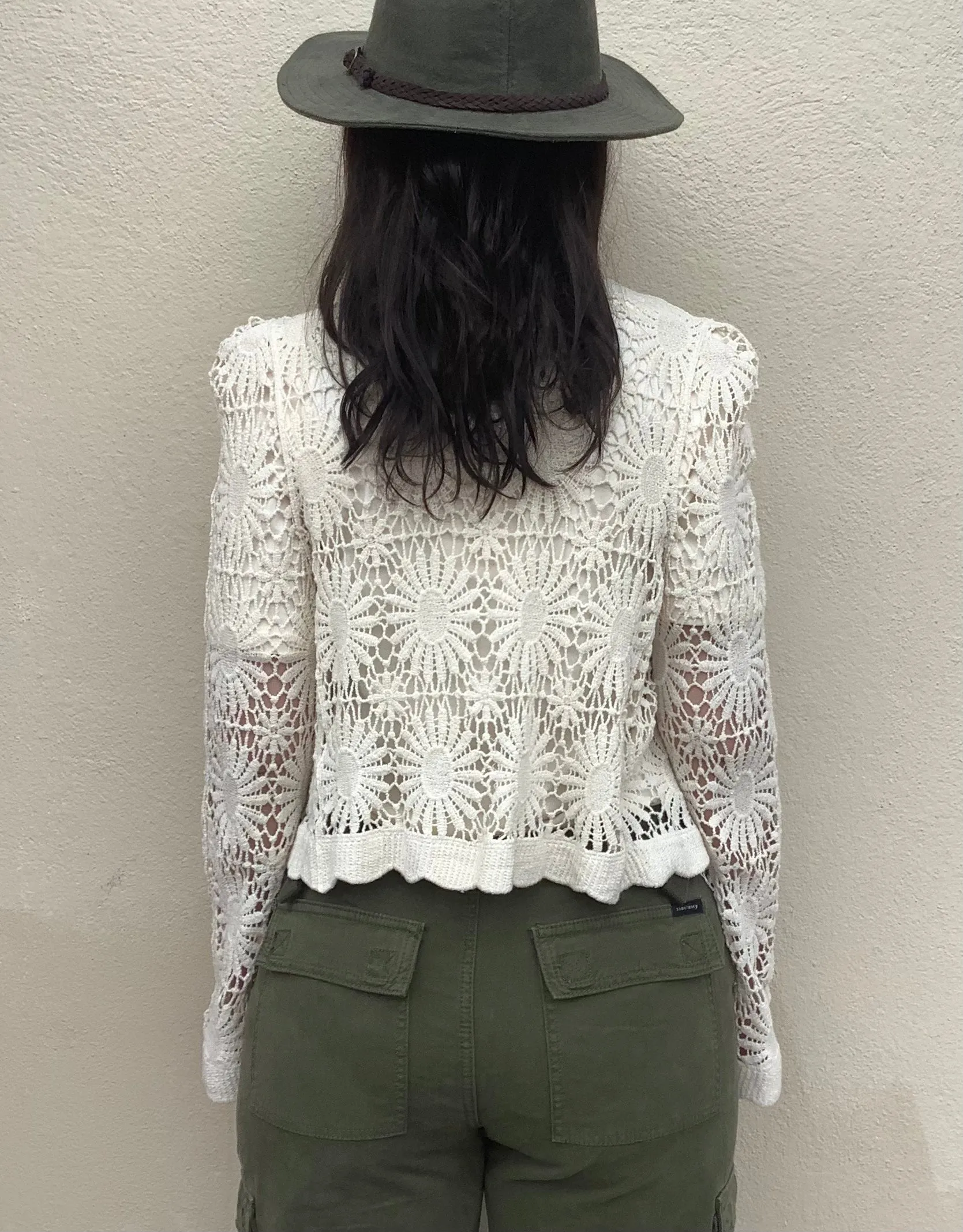 Daisy Crochet Cardigan