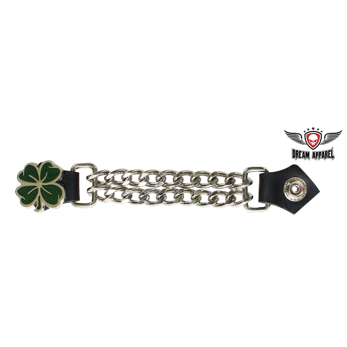 Dark Green 4 Leaf Clover Vest Extender