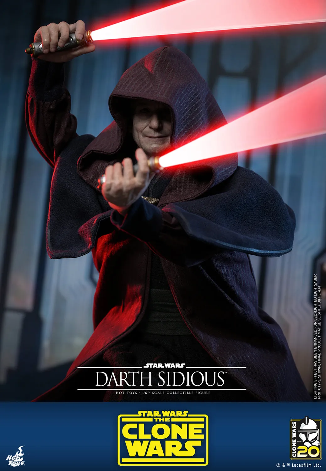 Darth Sidious 1/6 Scale Figure by Hot Toys