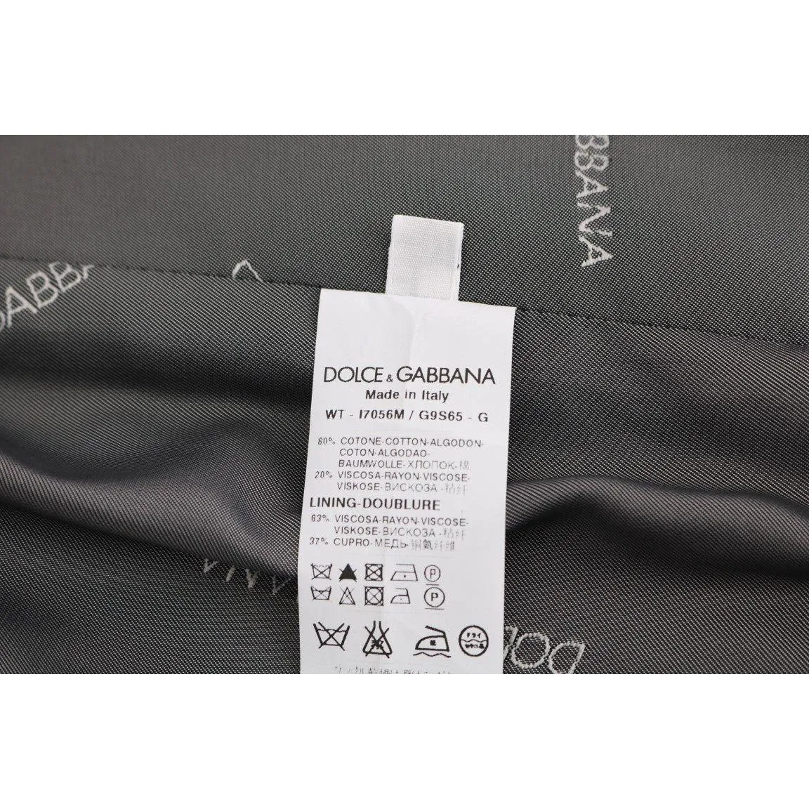 Dolce & Gabbana Elegant Gray Waistcoat Vest