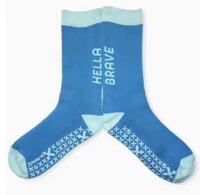 Dr Socko Hella Brave Non Slip Crew Socks -Small