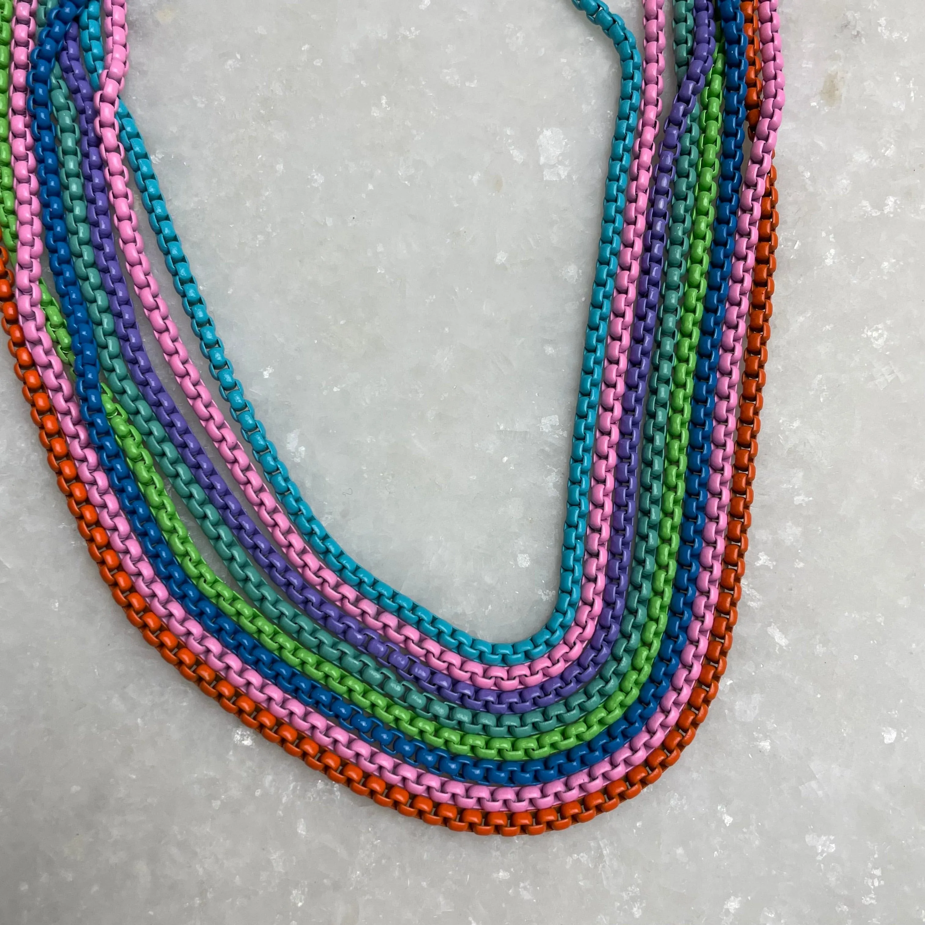 Enamel Necklaces - 18”