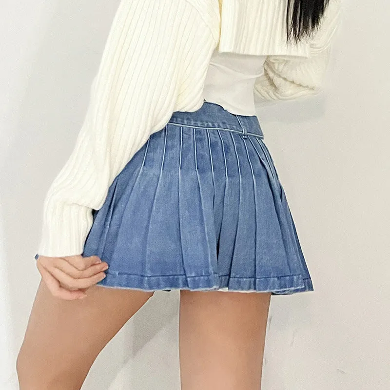 Enchanting Denim Dream Mini Skirt - Culture Heaven