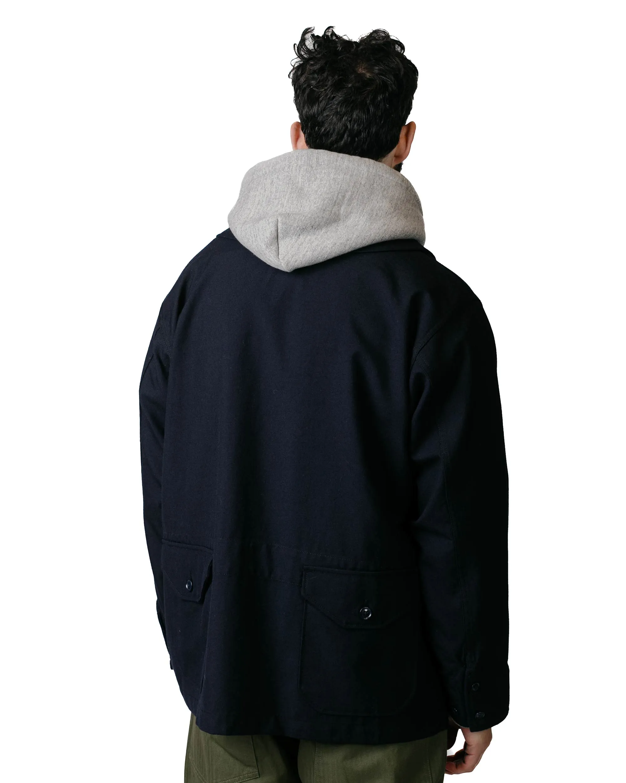 Engineered Garments Maine Guide Jacket Dark Navy Wool Uniform Serge