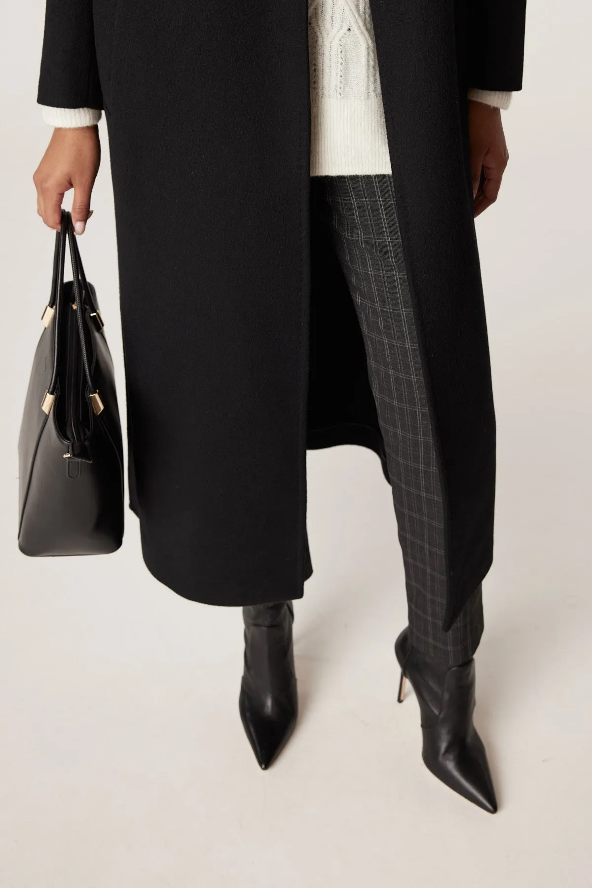 Evans Wool Coat - Black