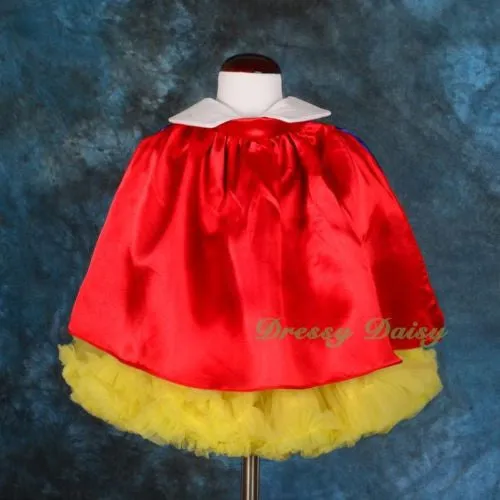 FC031 Snow White Fancy Dress Cape Dance Costume Party Halloween Baby Girl Size 9 Months - 5