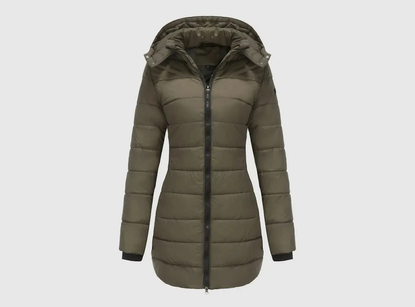 FitVille Women's Detachable Hood Parka