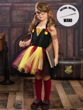 Girls Harry Potter Inspired Gryffindor Tutu Dress Costume