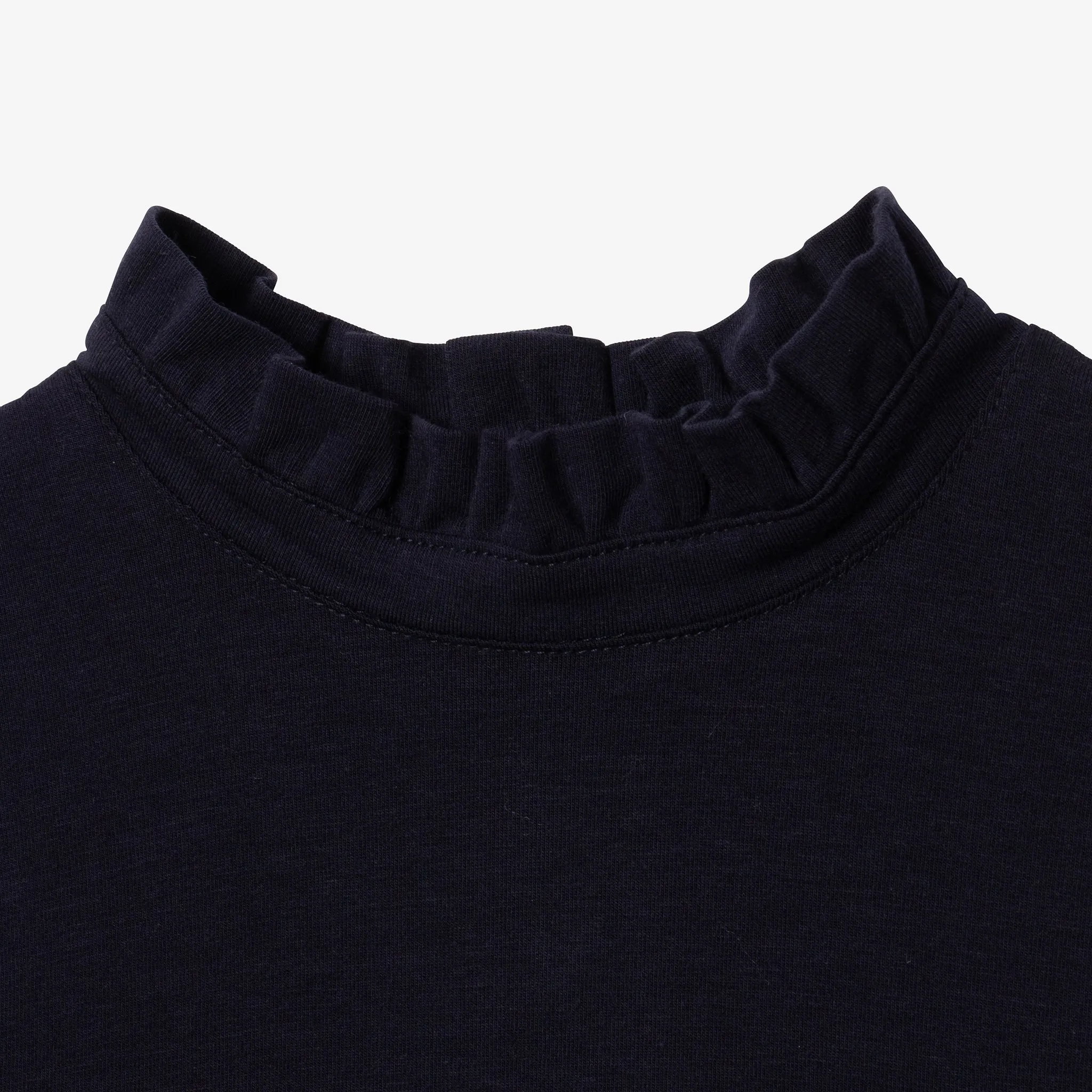 Girls' navy blue T-shirt