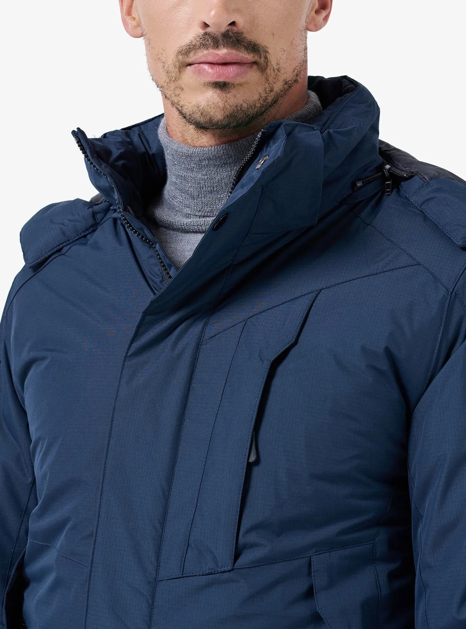 Giubbotto modello parka chiusura con zip - Achmed